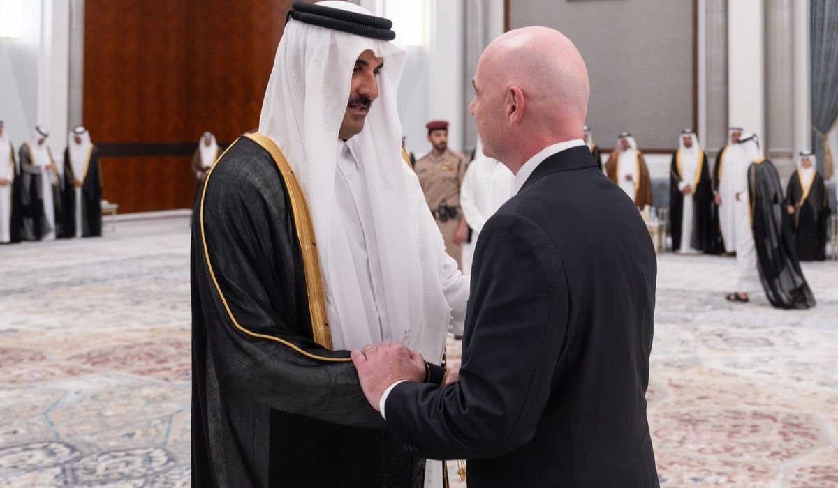 FIFA President Gianni Infantino Pays Tribute to Qatar's Father Amir Sheikh Hamad